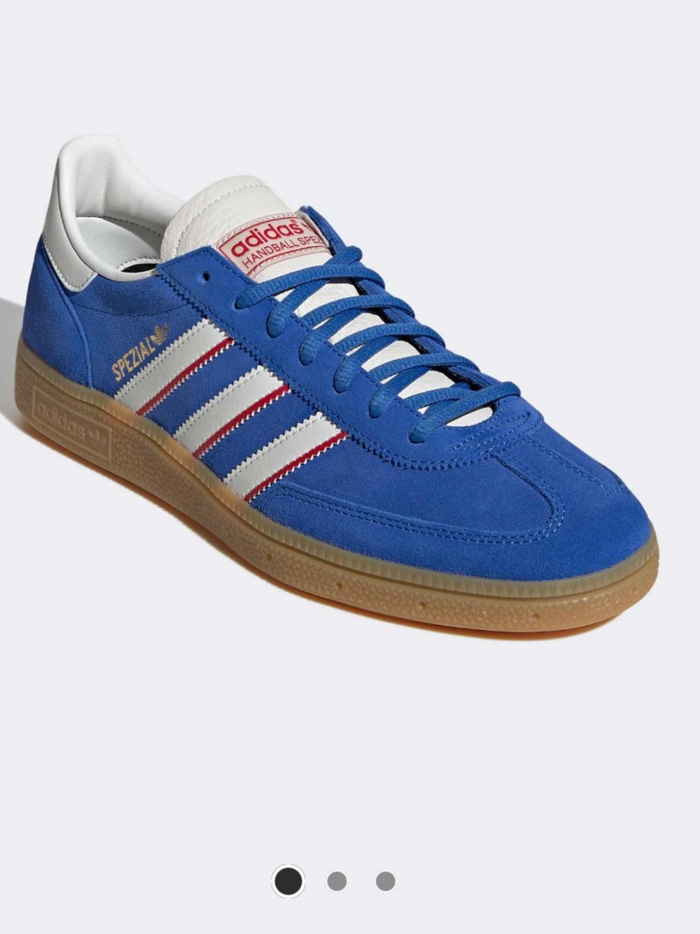 adidas Handball Spezial Men’s Sneakers — Blue/White/Tan
